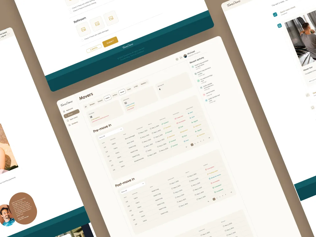 TomoDomo product interface