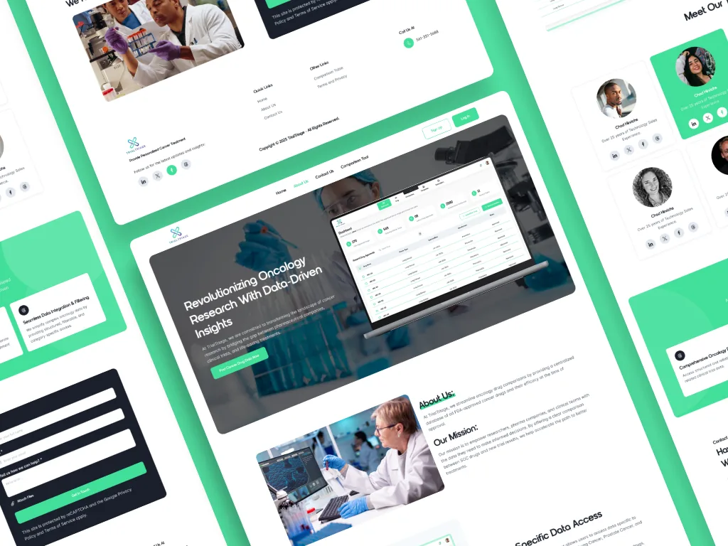 TrialTriage product interface