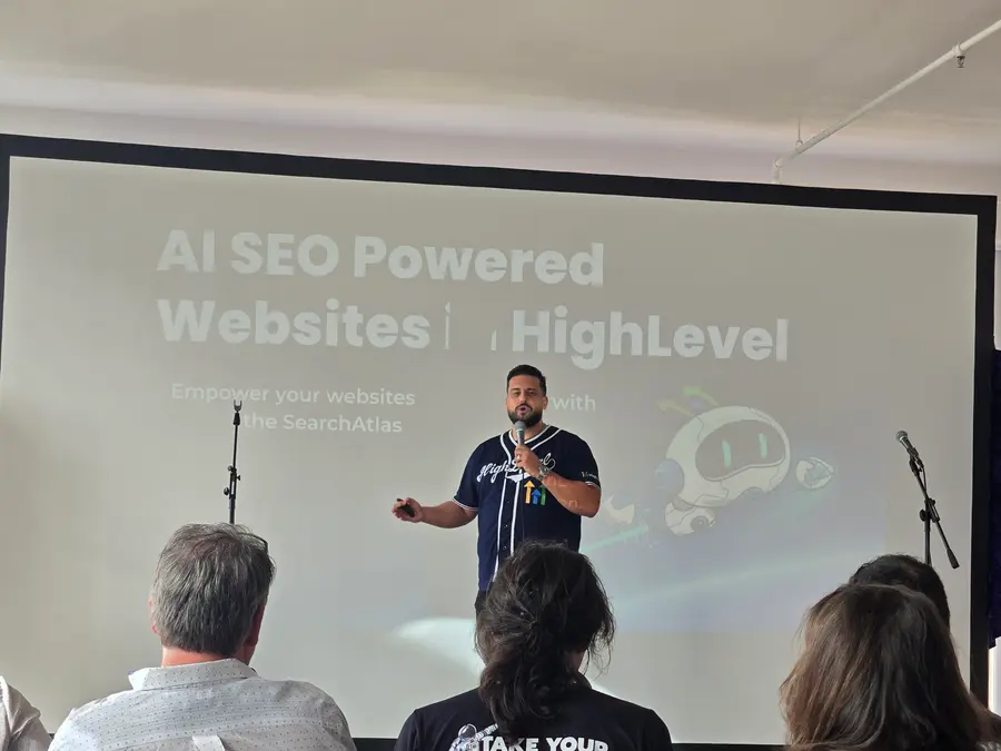 The SearchAtlas × HighLevel AI-SEO event in New York